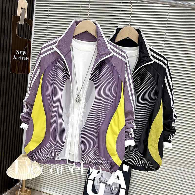 ジャケット 男の子 キッズ おしゃれ 夏 日焼け防止 子供 薄手 アウター 夏服 スポーティー カジュアル ..