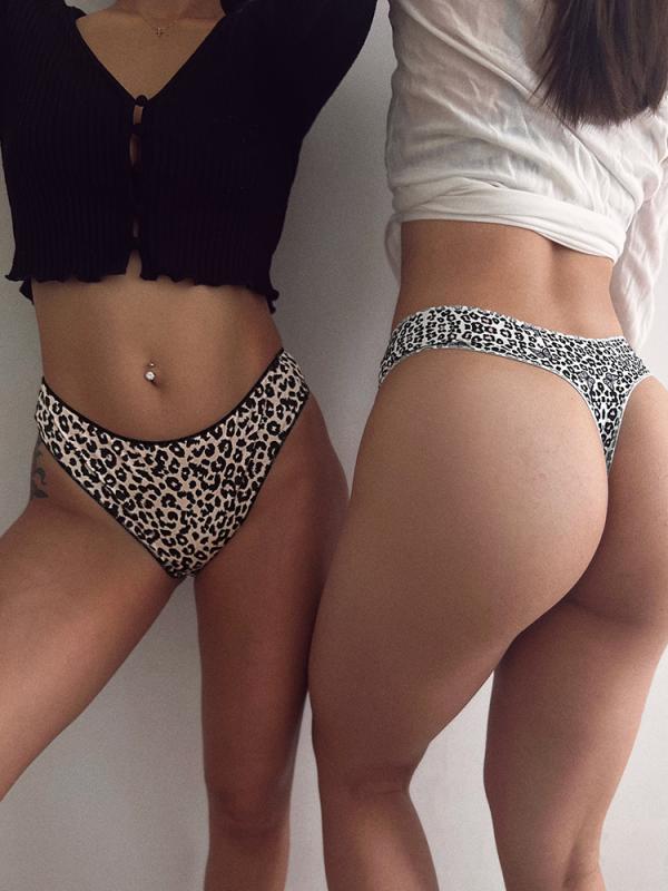 ショーツ レディース 下着 おしゃれ 豹柄 多種類 プリント 柔らかい 伸縮性 快適 通気性 低いウエスト ..