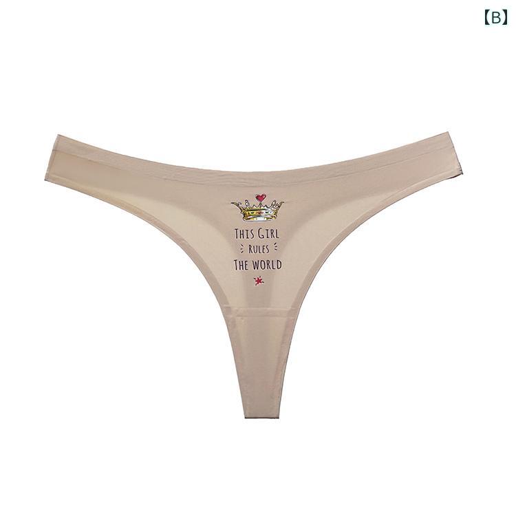 ショーツ レディース 下着 ランジェリー 涼しい 快適 シームレス 一体型 セクシー アニメ キャラクター 大きいサイズ フィットネス スポーツ ヨガ Tバック