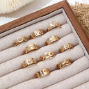 トゥリング ゴールド つま先 調整 合金 セクシー レディース アクセサリー シンプル 10点 セット プレゼント サンダル レトロ