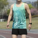 タンクトップ メンズ おしゃれ 夏 ランニング フィットネス 陸上 速乾 バスケットボール ノースリーブ 通気性