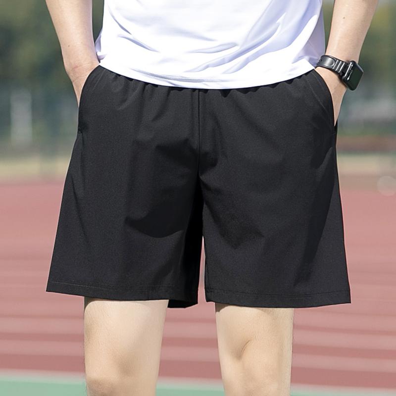 短パン メンズ 短め ショートパンツ ランニング スポーツ 後ろポケット スマホ収納 マラソン用 インナー無し 速乾 3分丈 4分丈