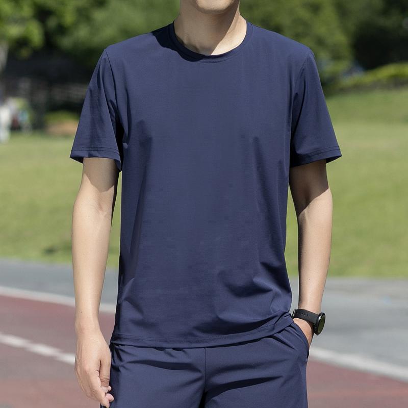 Tシャツ メンズ おしゃれ 夏 薄手 速乾 涼しい 快適 半袖 シンプル 無地 ランニング スポーツ トレーニング