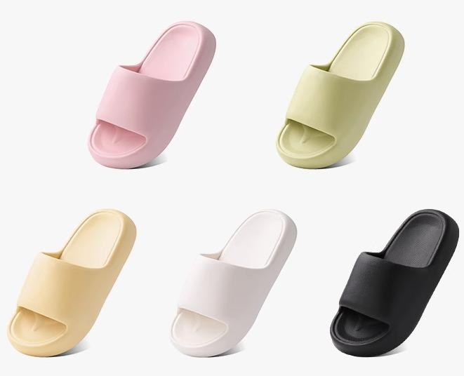 eva サンダル 厚底 レディース メンズ 室内 滑りにくい 軽い 静音 防臭 柔らかい クッション 履きやすい リカバリー コンフォート スリッパ シューズ バスルーム アウトドア ビーチ 普段使い おしゃれ シンプル カジュアル 黒 ピンク グレー