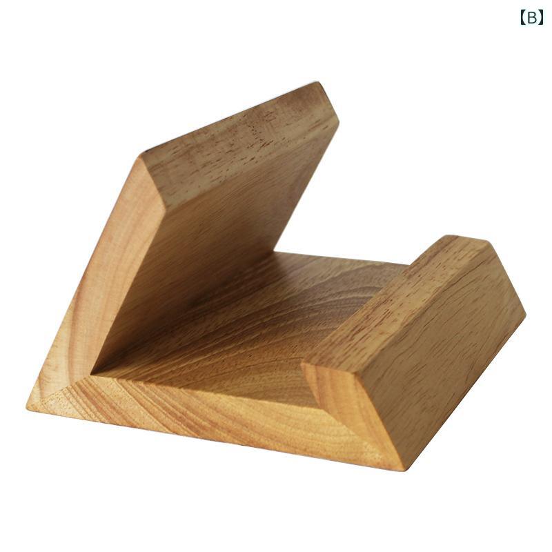 スマホスタンド 木材 タブレット コンパクト 小さめ 装飾 卓上 デスク ディスプレイ 整理 収納 便利 グッズ 滑り止め シンプル おしゃれ