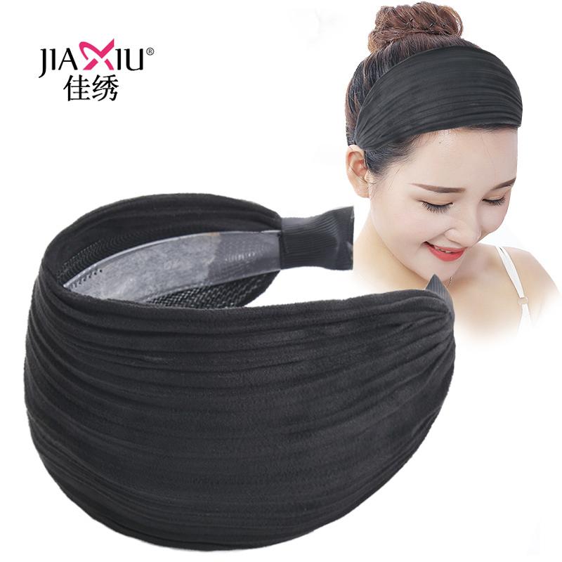 カチューシャ 幅広 大人 おしゃれ ヘアバンド レディース 韓国 シンプル 歯 滑り止め ブラック 布 髪飾り