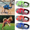 ライフジャケット 犬用 浮き輪 ペット用品 面ファスナー バックル 長さ調節 持ち手 リード取付可 夜間反射 水遊び ビーチ オックスフォード カジュアル 大き...