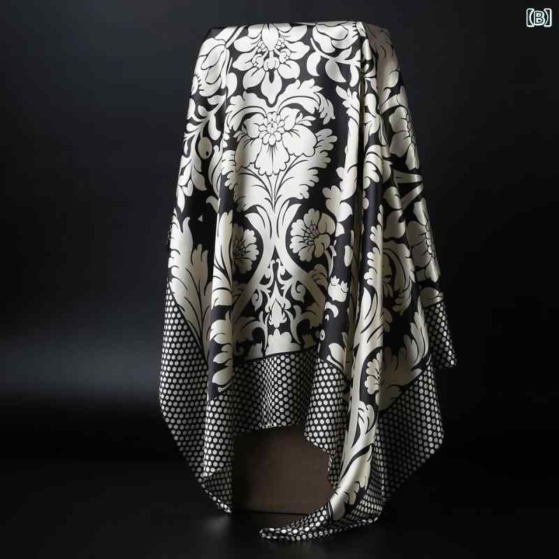 スカーフ メンズ おしゃれ レディース 大判 花柄 小物 アクセサリー 春秋 シンプル 上品 ビジネス ギフト