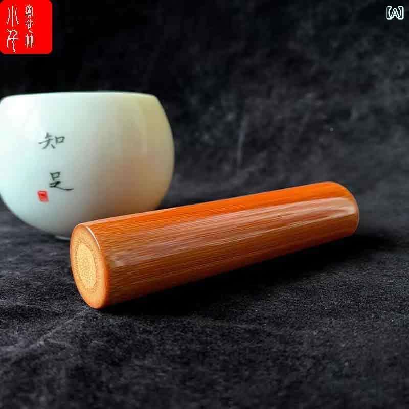 ハンドグリップ バンブー 竹 木材 チャイナ風 装飾 飾り 置き物 棒 手遊び 握力 ストレス解消 コンパク..