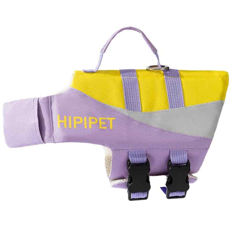 ライフジャケット 犬 夏 高浮力 溺れ防止 ハンドル 小中型 ペット服 シンプル 軽量 調節 バックル 面フ..
