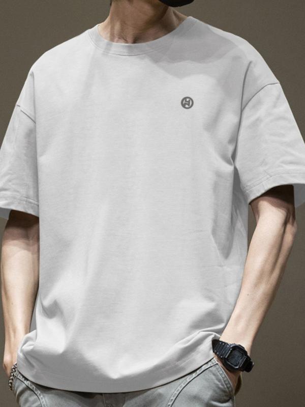 Tシャツ メンズ おしゃれ カジュアル 夏 綿 クルーネック 半袖 ゆったり 韓国 おしゃれ カジュアル シンプル