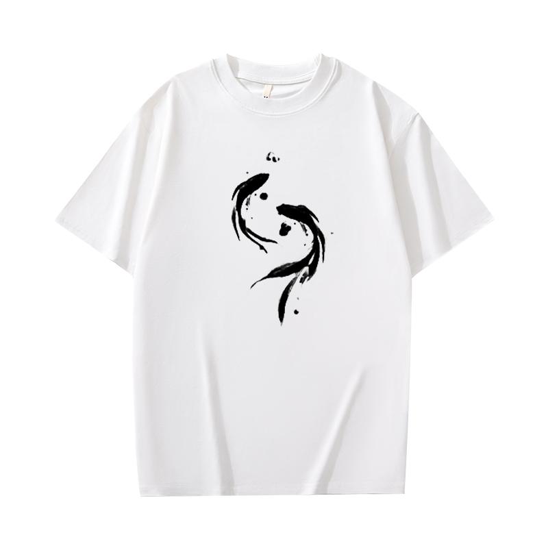 樂天商城 - Tシャツ メンズ おしゃれ カジュアル 半袖 夏 ストリート ワイド ゆったり 無地 きれいめ コットン