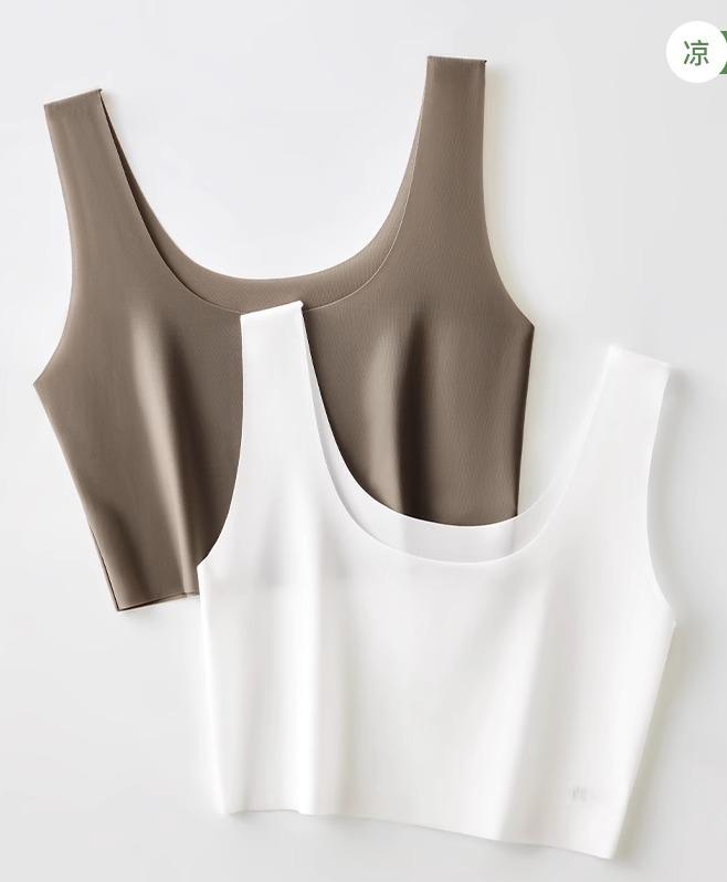 キャミソール レディース おしゃれ 白 黒 美背 涼しい 快適 シームレス 幅広肩ストラップ セクシー