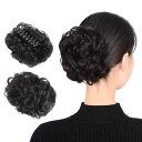 ウィッグ お団子 レディース おしゃれ ヘアアレンジ アクセサリー クリップ 夏 お祭り 浴衣 まとめ髪 普段使い お出かけ レジャー 旅行 ふわふわ ナチュラ...