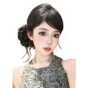 ウィッグ お団子 レディース おしゃれ ヘアアレンジ アクセサリー クリップ 弾性 ゴムバンド 夏 お祭り 浴衣 まとめ髪 普段使い お出かけ レジャー 旅行 ナチュラル 黒 茶色