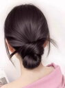 ウィッグ お団子 レディース おしゃれ ヘアアレンジ アクセサリー クリップ 簡単 夏 お祭り 浴衣 まとめ髪 普段使い お出かけ レジャー 旅行 ナチュラル ...