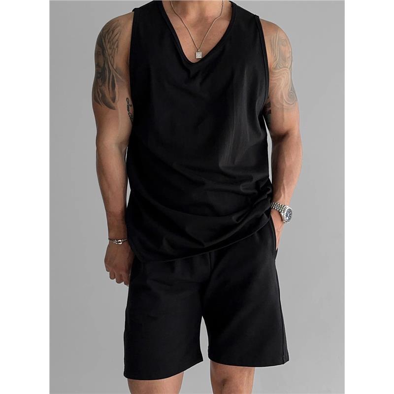 タンクトップ メンズ おしゃれ 春夏 大きいサイズ ストリート カジュアル ビッグシルエット スポーツ シンプル ゆったり