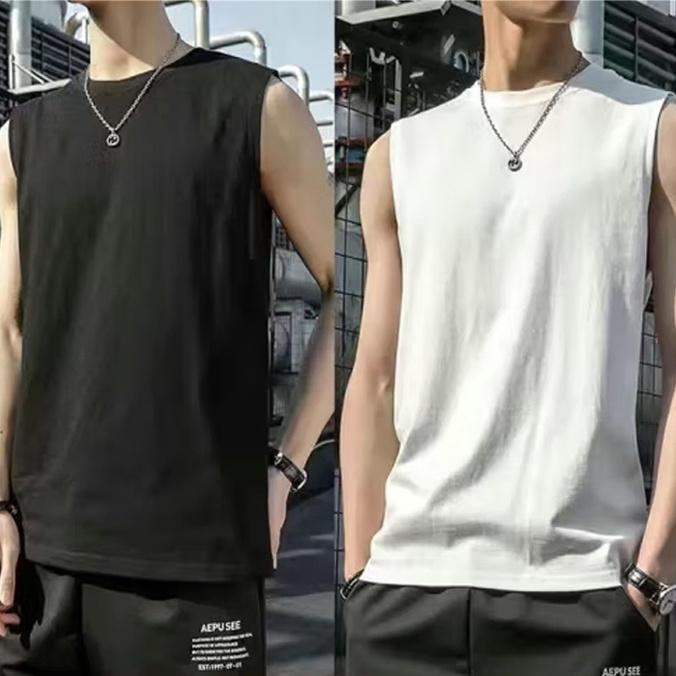 タンクトップ メンズ おしゃれ レディース 夏 ノースリーブ アメリカン スポーツ トレーニング 厚手 綿 涼しい 快適 シンプル