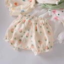 かぼちゃパンツ ベビー キッズ 女の子 ブルマ 春夏 綿 ウエストゴム 薄手 ゆったり お出かけ かわいい カジュアル いちご うさぎ くま ベージュ 白 赤