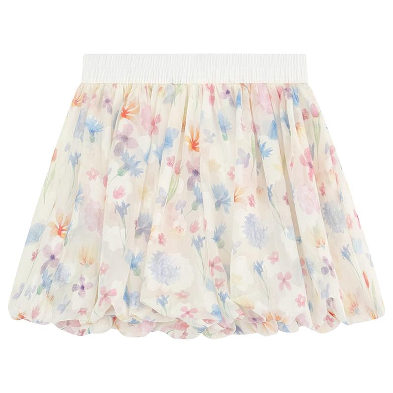 Nylon, Rayon, Polyester - ショートパンツ おしゃれ スカート レディース 花柄 つぼみ 薄手 夏 ハイウエスト 小柄 体型カバー カジュアル 彩色