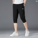 スポーツ ハーフパンツ おしゃれ 7分丈 メンズ 夏 薄手 カジュアル ジョガー ミディアム丈 ポケット ジッパー