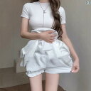 かぼちゃパンツ レディース 大人 おしゃれ バルーン スカート 白 つぼみ 体型カバー 大きいサイズ カジュアル 着やせ 丈 脚長効果