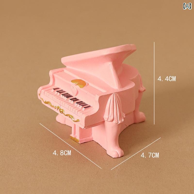 音楽 置物 楽器 レトロ おしゃれ チャイナ風 インテリア リビング ミニチュア ピアノ ギター 琵琶 子供..