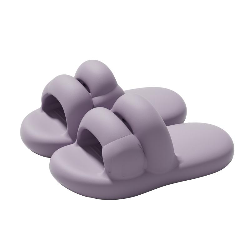 eva サンダル ユニセックス 夏 柔らかい 軽量 滑り止め 厚底 オープントゥ スリッパ 室内 バスルーム 外履き レジャー アウトドア プール シンプル カジュアル かわいい 黒 ピンク アイボリー 猫の爪