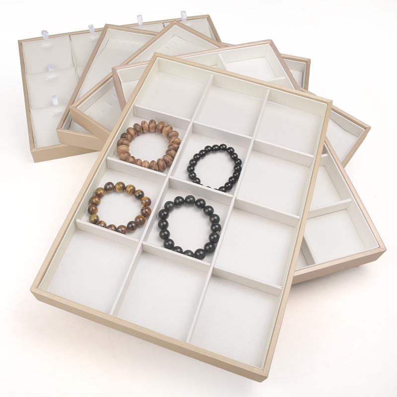 Accessories Cases - アクセサリー 収納 トレー イヤリング ネックレス ラック ブレスレット リング ディスプレイ 小道具 大きめ 大容量 整理 白 シンプル