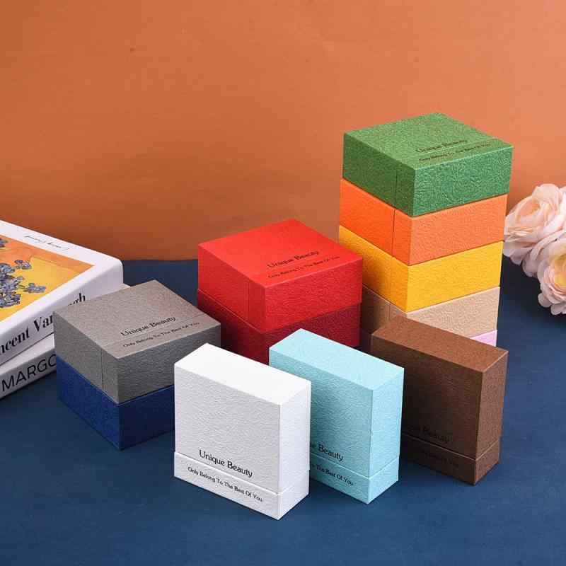 Accessories Cases - アクセサリー 収納 ボックス 真鍮 リング イヤリング ネックレス ブレスレット 装飾 ギフト 誕生日 英字 シンプル 引き出し ピンク 青 白 コンパクト