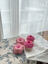 アクセサリー 収納 ボックス 女の子 ピンク 花 ケーキ 型 かわいい 甘い ベルベット ギフト イヤリング リング 誕生日 ディスプレイ セット