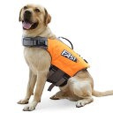 ライフジャケット 犬 おしゃれ ペット 夏 散歩 プール 水遊び レジャー 大型 反射 面ファスナー バックル 持ち手 通気性 浮力 英字 プリント 鮫 緑 オレンジ ピンク