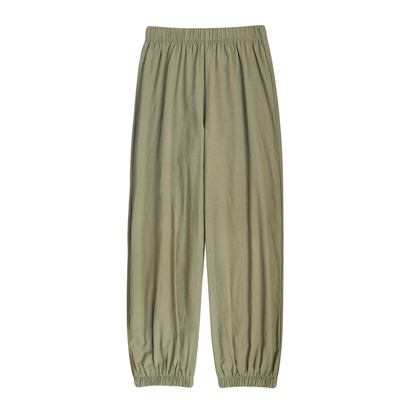 バルーンパンツ レディース おしゃれ 快適 長ズボン 薄手 綿麻 春夏秋 ゆったり ワイド 九分丈 ランタンスリム ハイウエスト 柔らかい カジュアル