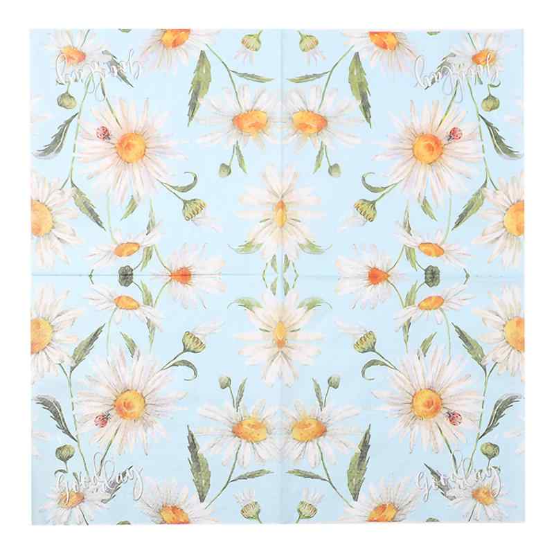 ペーパーナプキン おしゃれ テーブルコーディネート 紙ナプキン 花柄 カラフル 春 プリント レストラン..