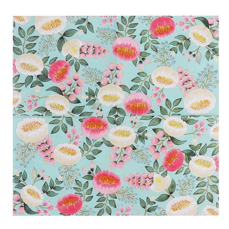 ペーパーナプキン おしゃれ テーブルコーディネート 紙ナプキン カラフル 花柄 プリント レストラン 食..