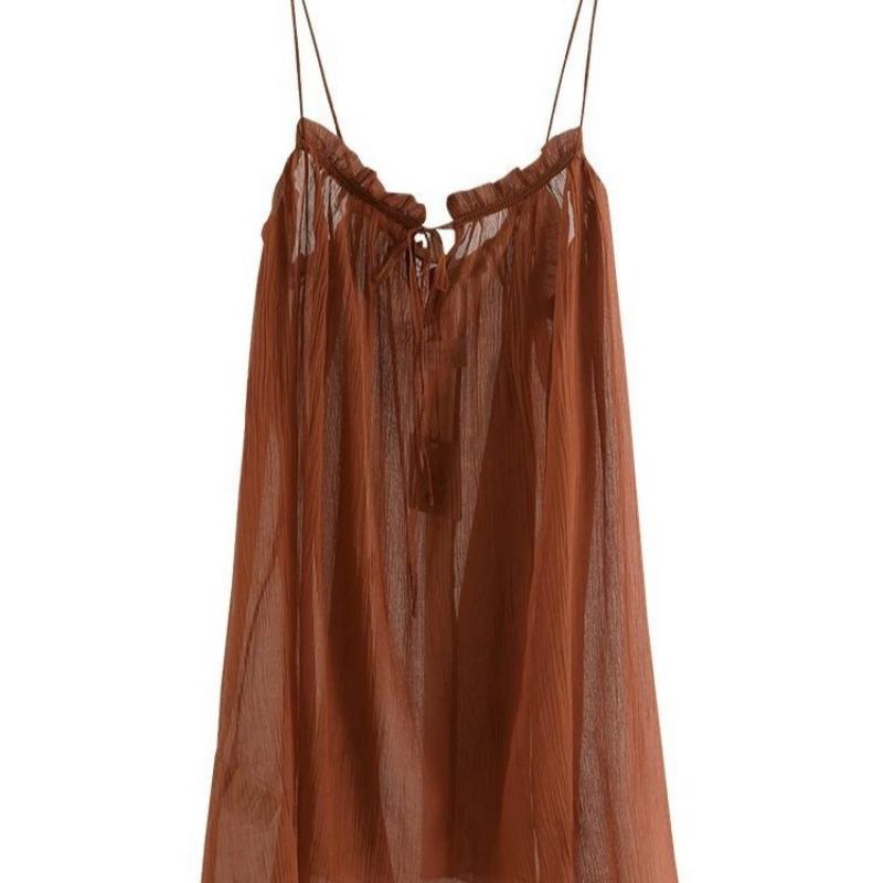 シルエット: Aライン ウエスト: ゆったり デザイン: 切り替えデザイン 袖丈: ノースリーブ スカート丈: ミニ 襟元: クルーネック 柄: 無地 開閉仕様: プルオーバー 厚み: 薄手 カラー: ホワイト.ベージュ.ピンク.ダークグリーン サイズ: 3XL.2XL.M.L.XL