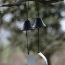 風鈴 鉄 屋外 中庭 リラックス 小さめ ベル ペンダント 家庭用 装飾 緑 黒 アンティーク調 アクセサリー 火山 インテリア プレゼント おしゃれ