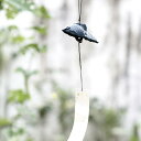 風鈴 鉄 金魚 バルコニー 屋外 中庭 装飾 ベル 青 黄色 ブロンズ色 シンプル インテリア おしゃれ ガーデン アンティーク調 アウトドア