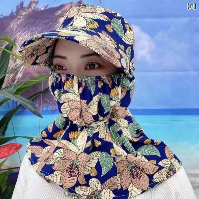 畑仕事 帽子 大人 レディース 夏 日焼け防止 虫よけ フェイスカバー つば広 お茶摘...