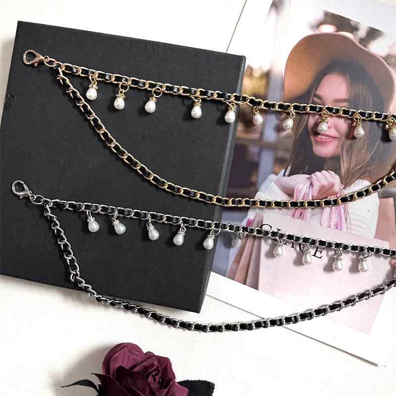 レディース チェーン ベルト ウエストマーク 装飾 大人 上品 エレガント シングルループ PUレザー ビー..