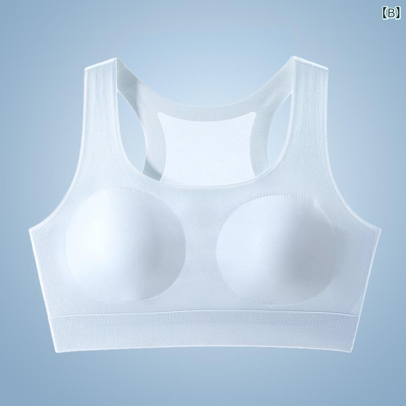 ブラジャー キッズ 下着 女の子 夏 ジュニア 発育期 薄手 インナー 大きいサイズ ...