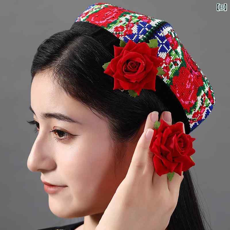 コサージュ 花 髪飾り ヘアアクセサリー クリップ ゴム 指輪 小物 装飾品 レディー...
