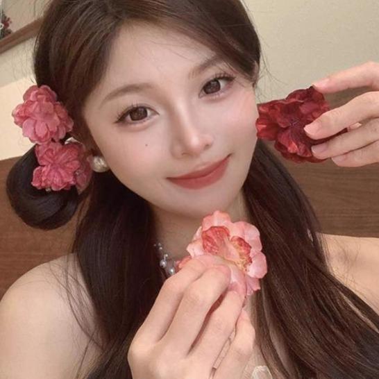 コサージュ 花 髪飾り ヘアアレンジ アクセサリー バンスクリップ 小物 装飾品 レディース 浴衣 夏祭り..