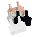 ブラジャー キッズ 下着 女の子 ジュニア 発育期 インナー リブニット タンクトップ ブラトップ スポーツブラ 揺れにくい シンプル 白 黒 オレンジ 無地