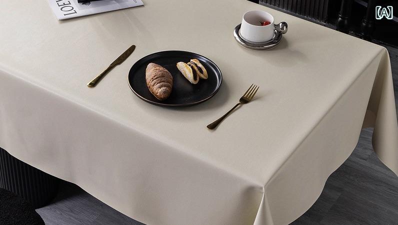 テーブルクロス 黒 おしゃれ 柔らかい シンプル 防水 汚れにくい 無地 長方形 マット カバー ダイニング キャビネット シック 大きめ 茶 緑