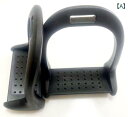 乗馬用品 鐙 プラスチックナイロン 滑り止め 高強度 耐久性 簡単 装着 競馬 馬術 馬具 アクセサリー グッズ パーツ トレーニング レッスン スポーツ ウエスタン シンプル ブラック