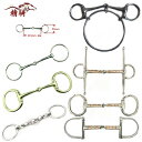 乗馬用品 ハミ 水勒銜 ビット ステンレスチール メッキ 耐久性 競馬 馬術 スピード競技 くつわ 口輪 馬具 アクセサリー グッズ パーツ トレーニング レッスン スポーツ ウエスタン シンプル ゴールド シルバー