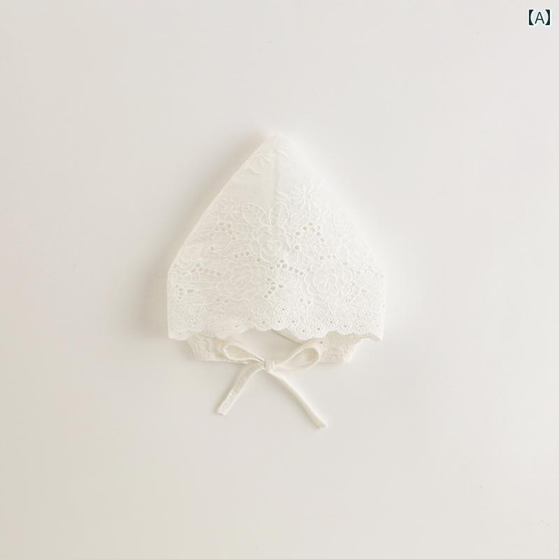 ボンネット ベビー 帽子 赤ちゃん かわいい お出かけ 女の子 春夏 快適 薄手 刺繍 ...
