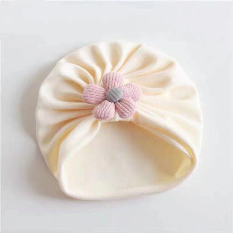 帽子 ベビー 新生児 春夏 綿 インド風 小花 赤ちゃん 薄手 护囟门 0ヶ月 12ヶ月