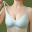 ブラジャー レディース 下着 夏 薄手 ノンワイヤー 美背 小胸 盛れる シームレス 乳膠 上向き 垂れ 対策 集中 補正